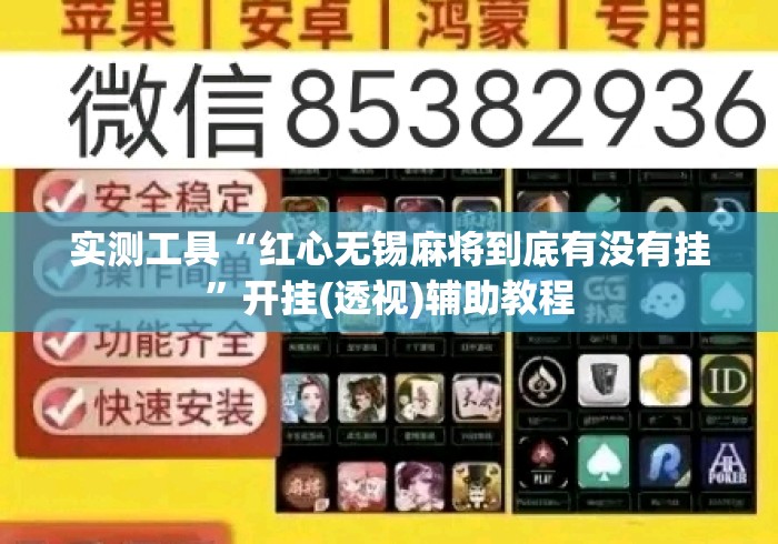 实测工具“红心无锡麻将到底有没有挂”开挂(透视)辅助教程