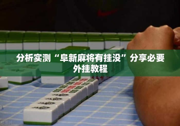 分析实测“阜新麻将有挂没”分享必要外挂教程