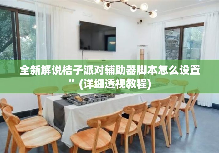 全新解说桔子派对辅助器脚本怎么设置”(详细透视教程)