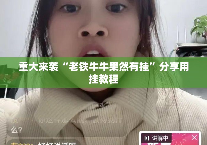重大来袭“老铁牛牛果然有挂”分享用挂教程