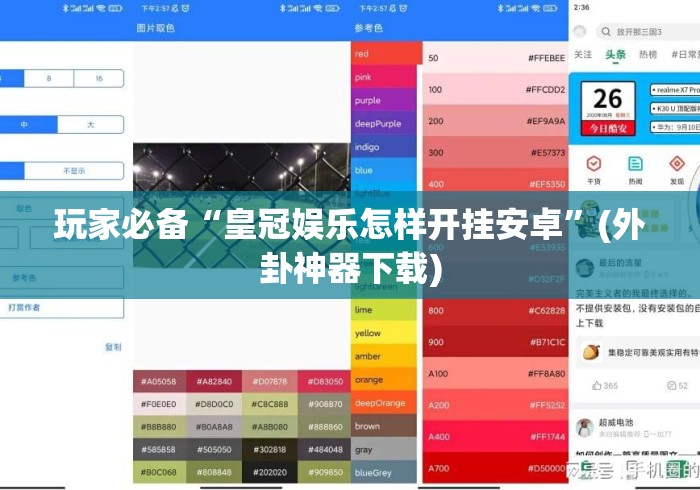 玩家必备“皇冠娱乐怎样开挂安卓”(外卦神器下载)