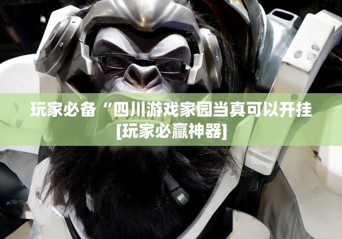 玩家必备“四川游戏家园当真可以开挂[玩家必赢神器]