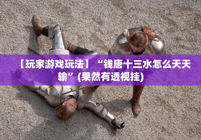 【玩家游戏玩法】“钱唐十三水怎么天天输”(果然有透视挂)